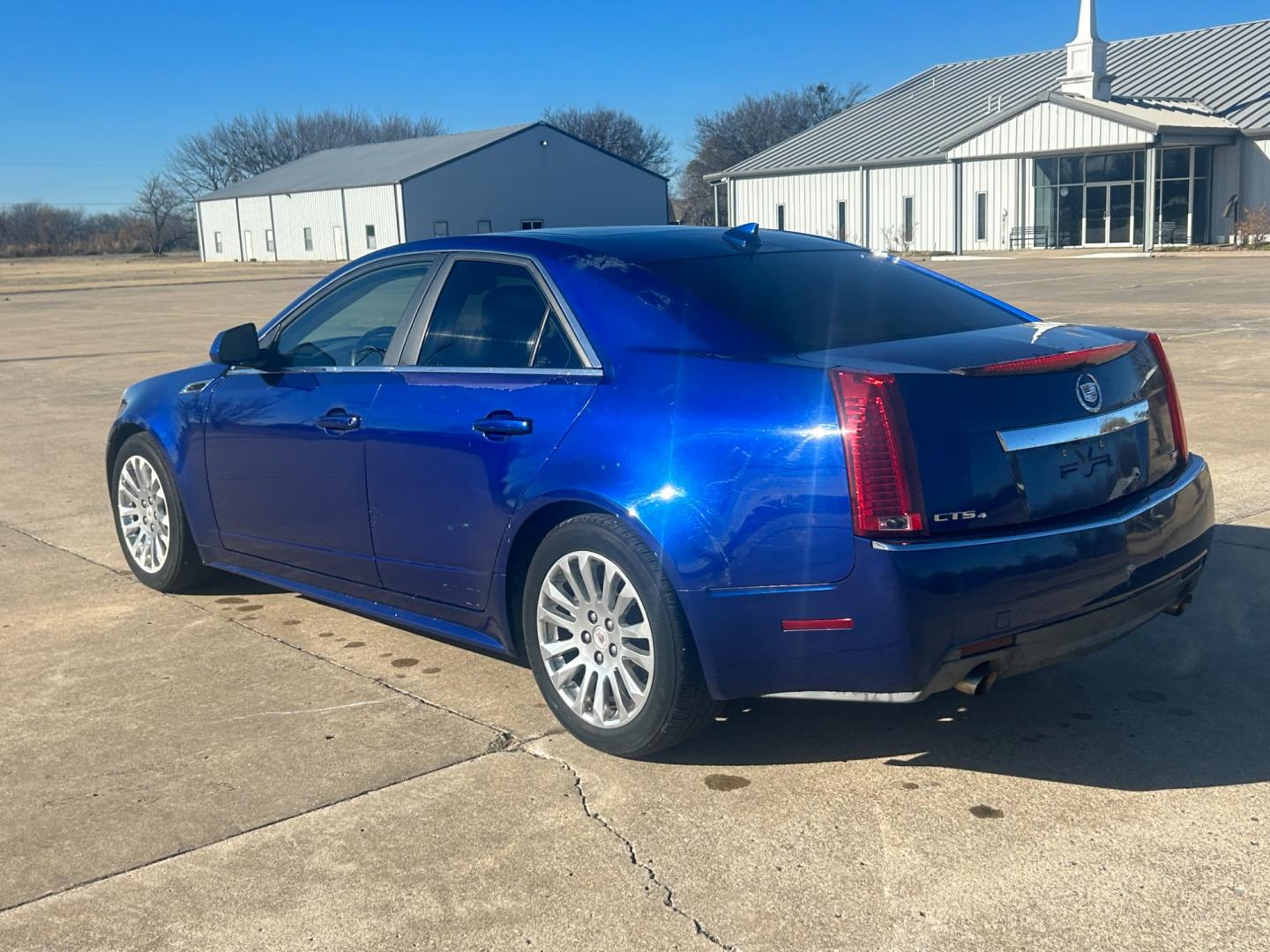 2012 BLUE /TAN Cadillac CTS CTS (1G6DS5E32C0) with an 3.6L V6 engine, AUTOMATIC transmission, located at 17760 Hwy 62, Morris, OK, 74445, (918) 733-4887, 35.609104, -95.877060 - Photo#6